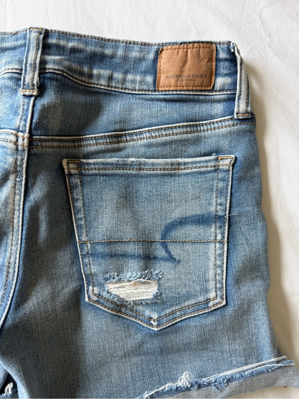 American Eagle Outfitters NEXT LEVEL Stretch Midi Shorts - Picture 8 of 11
